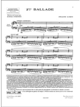 Ballade N° 2 - LISZT - Partition - Piano